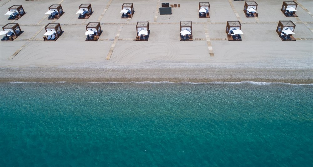 Antalya'da Plajlarda Korona İçin Çözümler