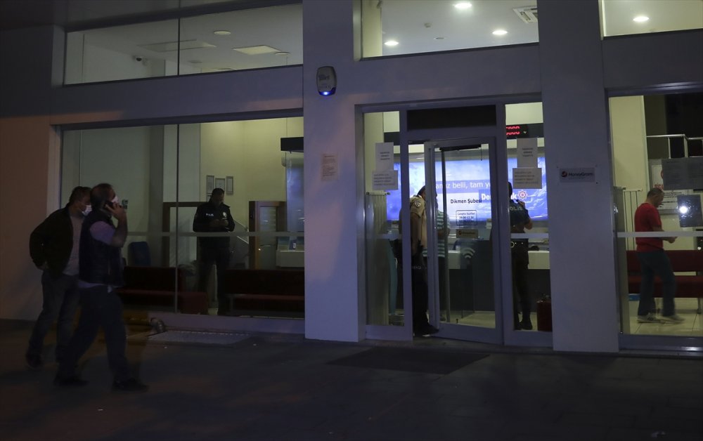 Ankara'da Film Gibi Banka Soygunu