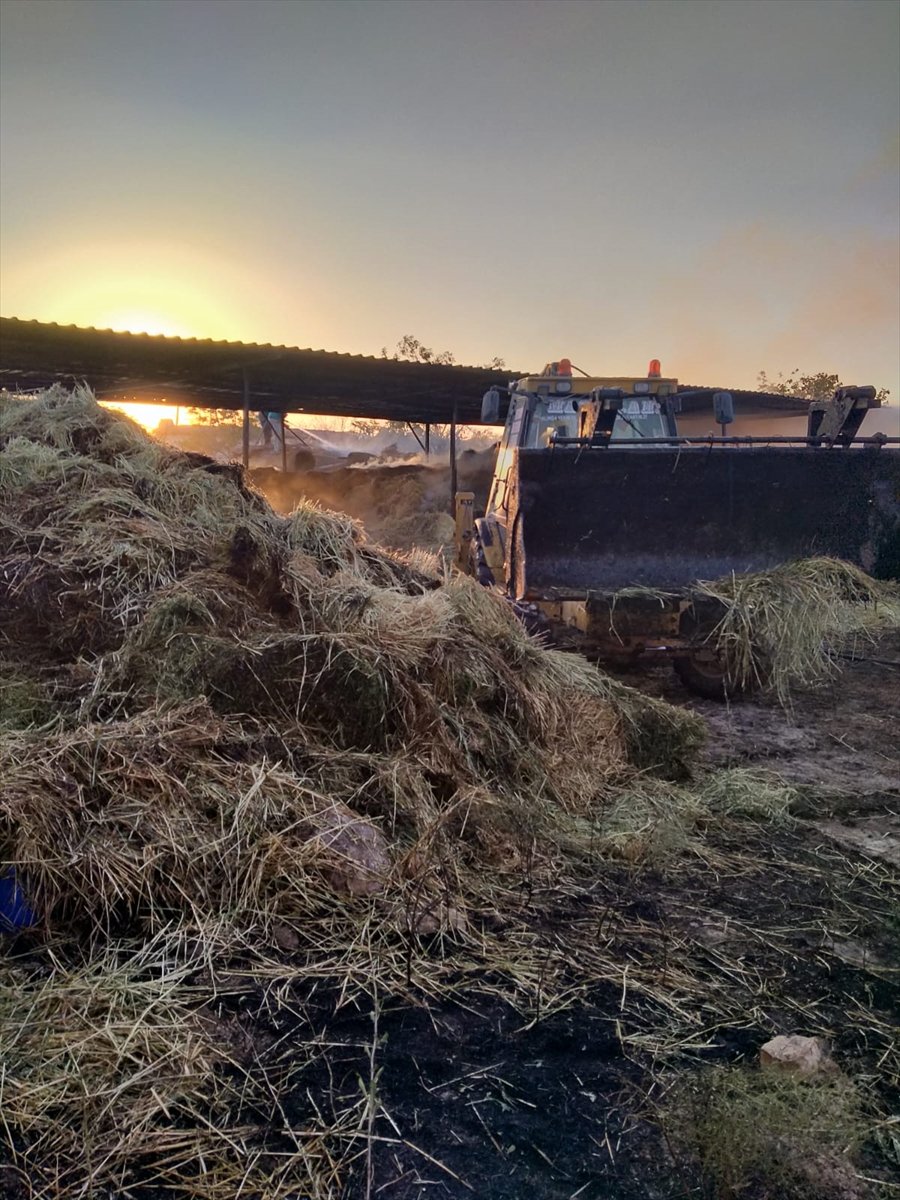Karaman Meydana Gelen Yangından Maddi Hasar Oluştu