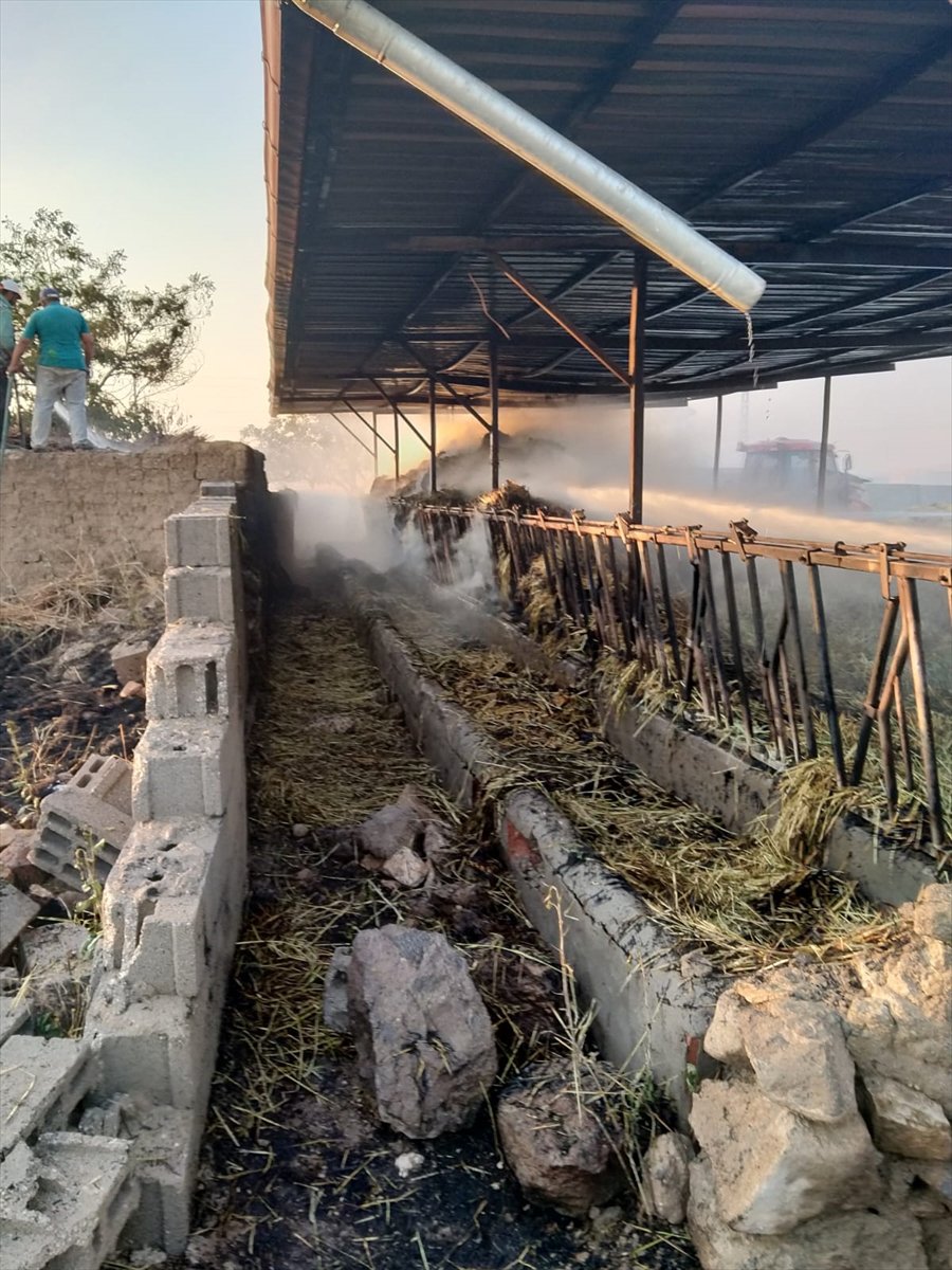 Karaman Meydana Gelen Yangından Maddi Hasar Oluştu