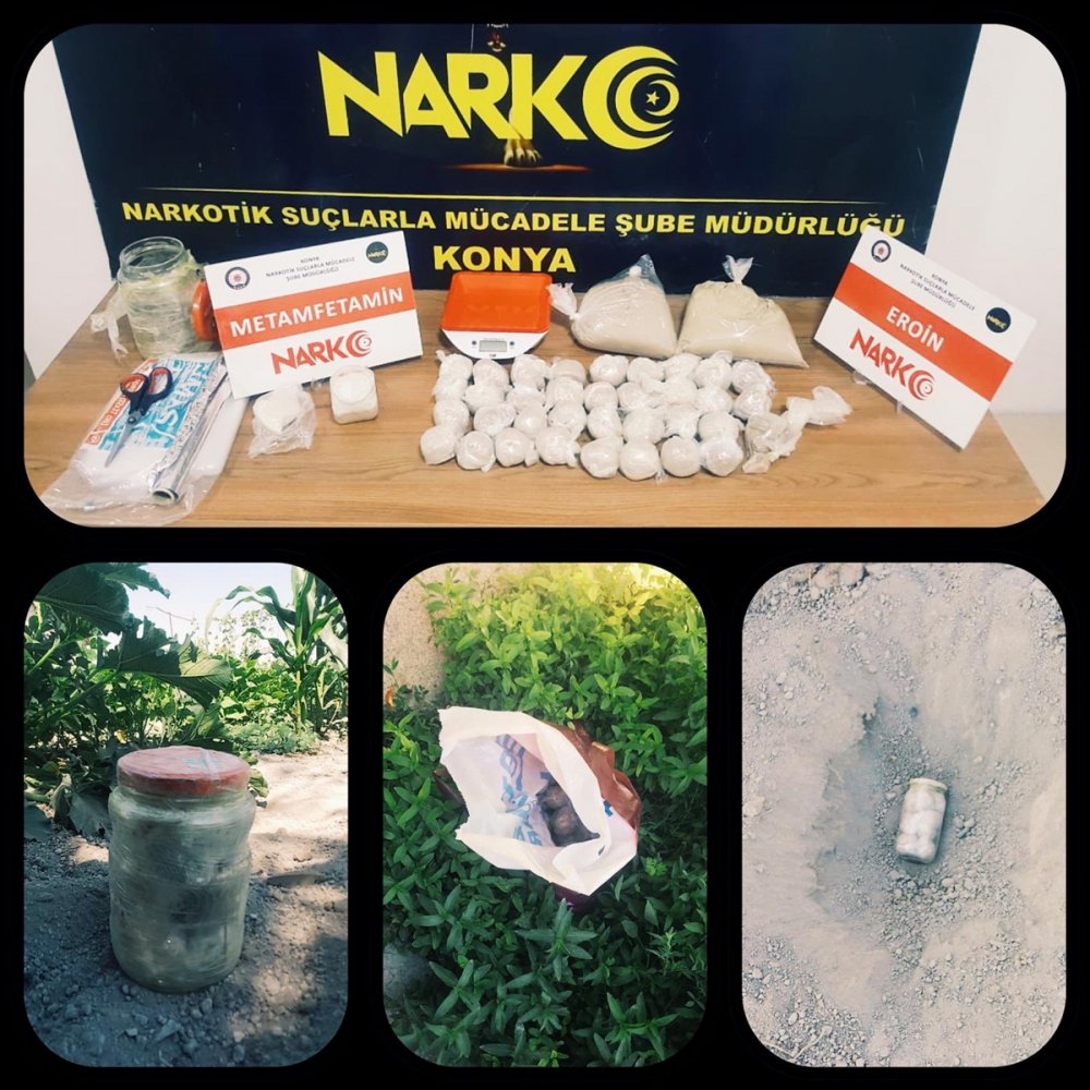 Konya Narkotikten Operasyon