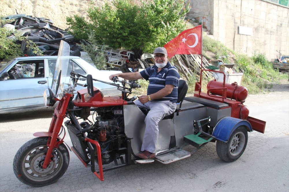 Konyalı Mucidin Üç Tekerli Motor Limuzini