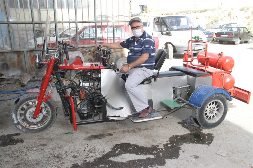 Konyalı Mucidin Üç Tekerli Motor Limuzini