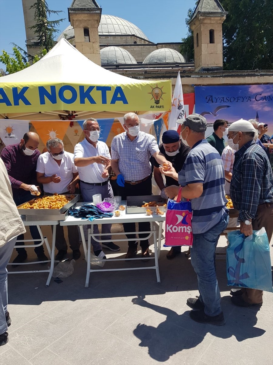 Karaman Ayasofya Kararını Lokmayla Kutladı