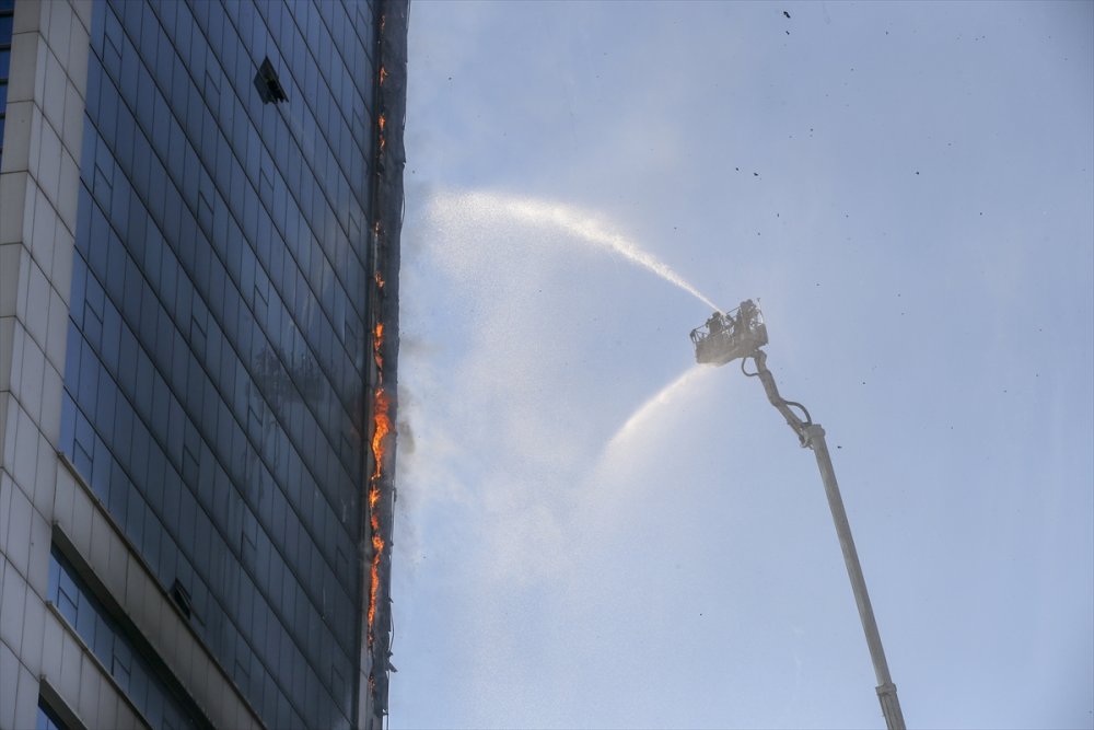 Ankara'da Yangın Paniği