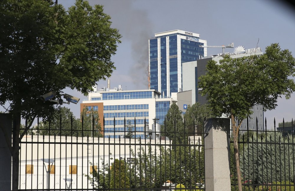 Ankara'da Yangın Paniği