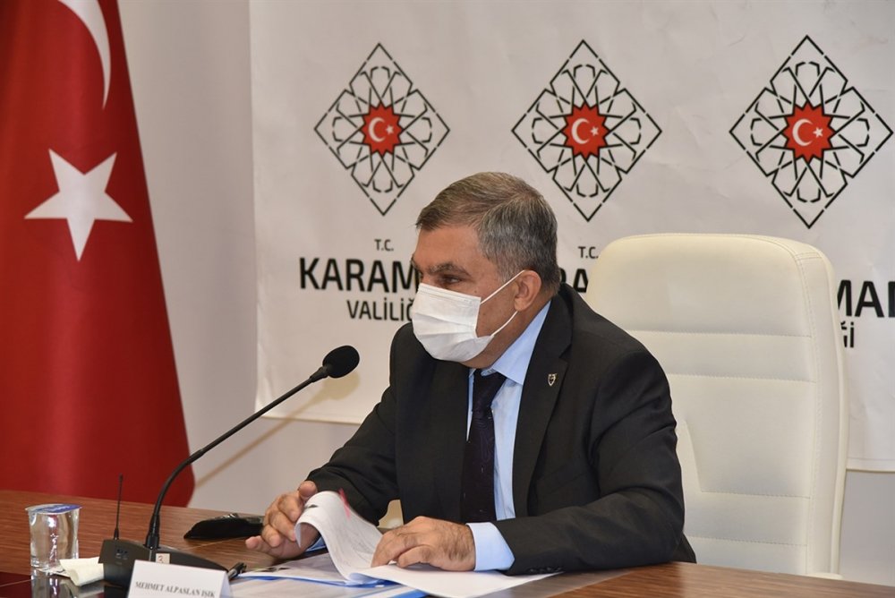 Karaman'da Muhtarlar Toplantısı Yapıldı