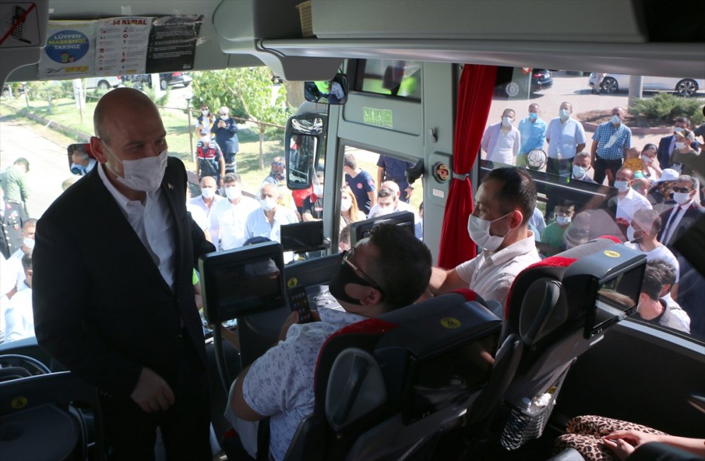 Bakan Soylu Ankara Aksaray Yolunda Denetimlere Katıldı