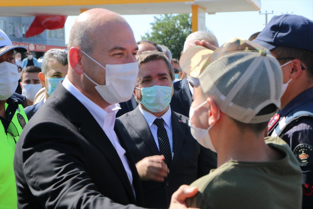 Bakan Soylu Ankara Aksaray Yolunda Denetimlere Katıldı