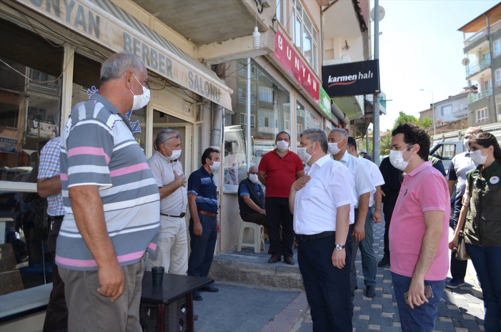 Bünyan'da Kovid-19 Tedbirlerine İlişkin Denetim