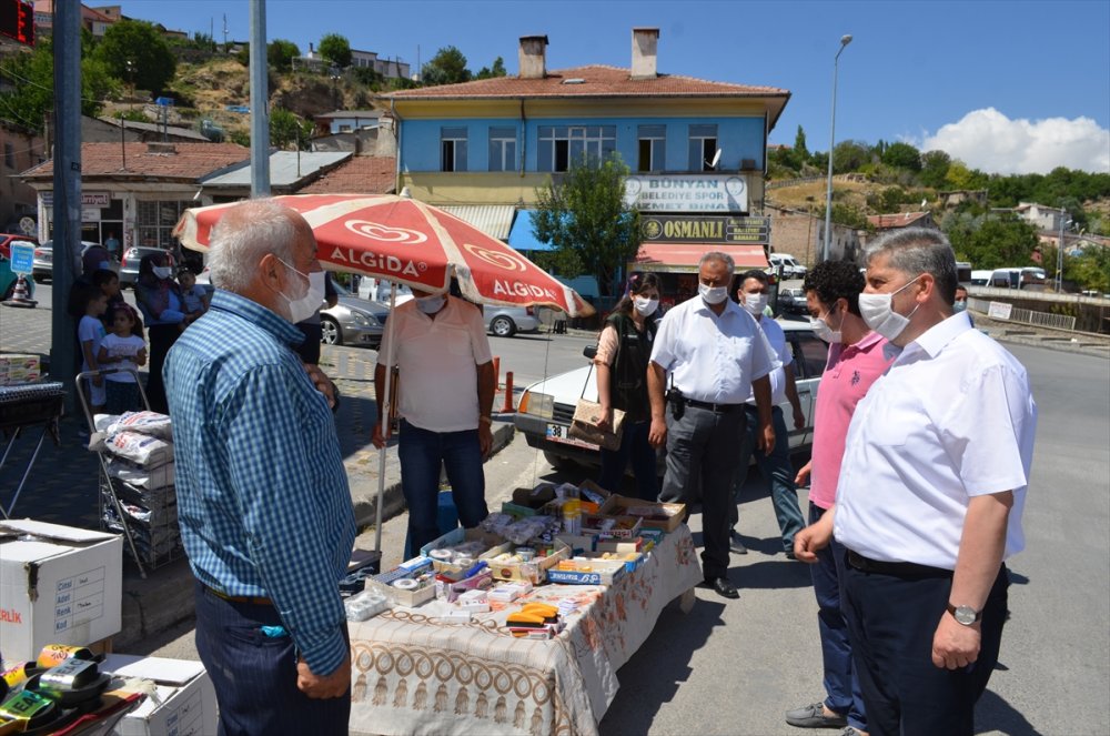 Bünyan'da Kovid-19 Tedbirlerine İlişkin Denetim