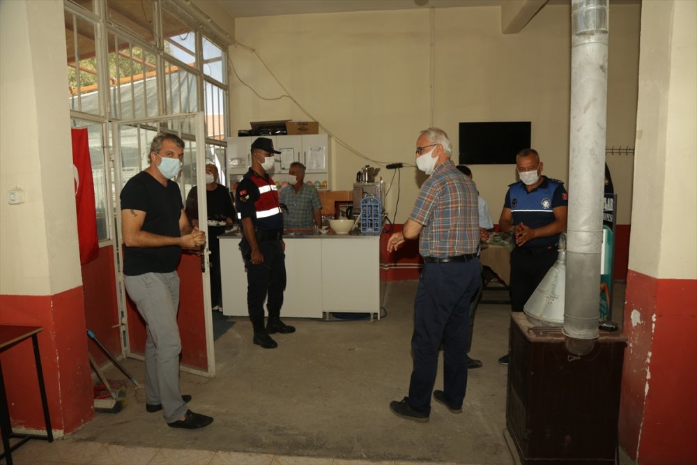 Halkapınar'da Kovid-19 Tedbir Denetimleri Yapıldı