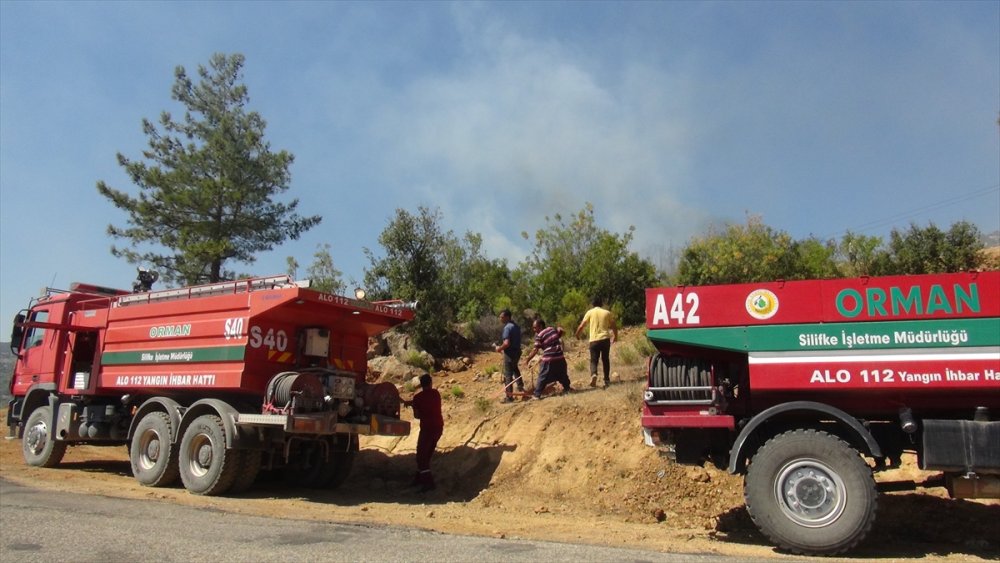 Güncelleme - Mersin'de Çıkan Orman Yangını Kontrol Altına Alındı