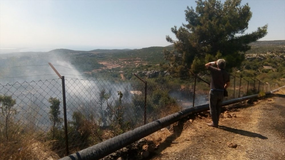Mersin'de Çıkan Orman Yangınına Müdahale Ediliyor