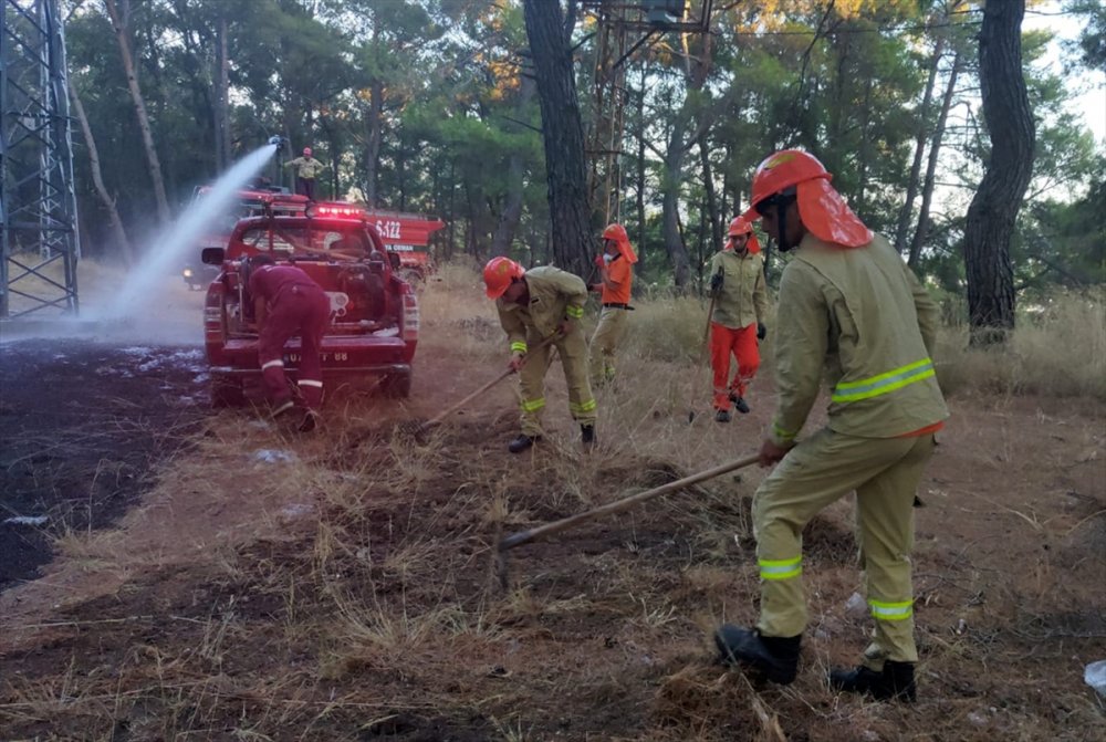 Kumluca'da Çıkan Orman Yangını Söndürüldü