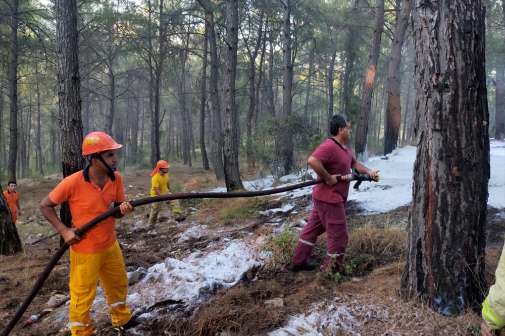 Kumluca'da Çıkan Orman Yangını Söndürüldü