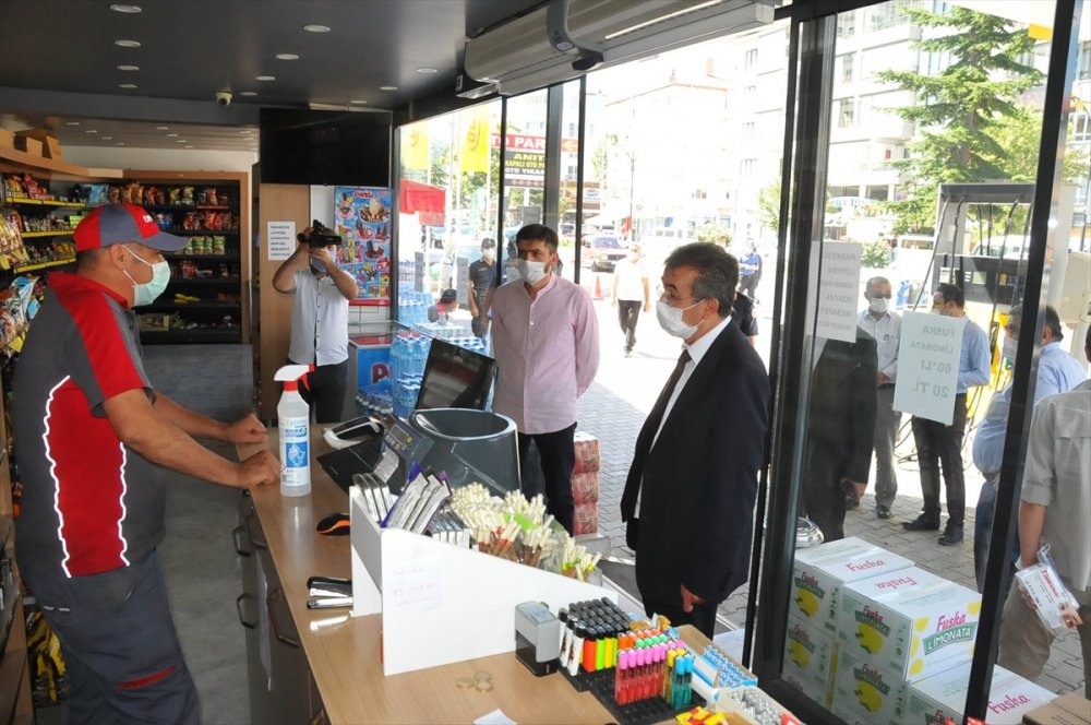 Akşehir'de Kovid-19 Tedbirleri Denetimi