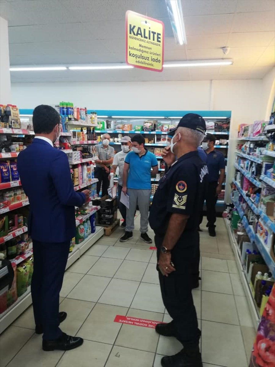 Derebucak'ta Kaymakam Koronavirüs Denetiminde