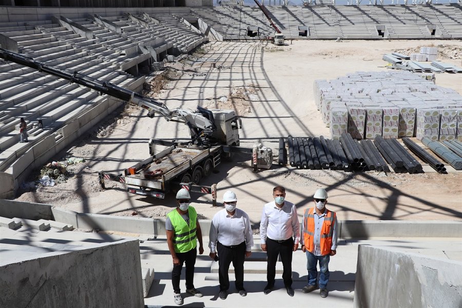 Ak Parti Karaman Milletvekili Şeker Spor Yatırımlarını İnceledi