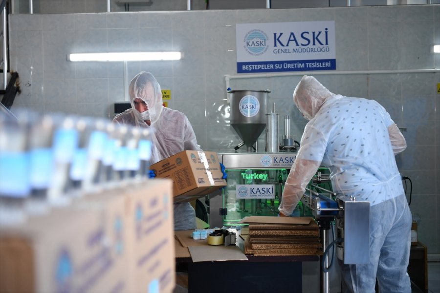 Kaski Dezenfektan Ve Kolonya Üretimiyle 2 Milyon Lira Tasarruf Sağladı