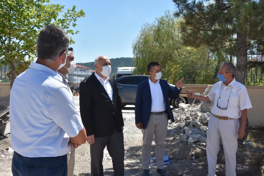 Kaymakam Aksoy İle Başkan Acar'dan İnceleme