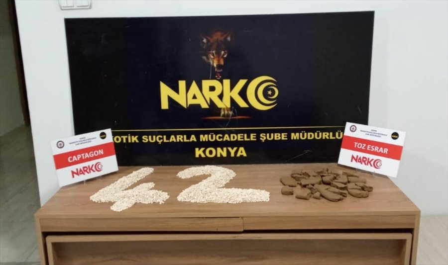 Konya'da Uyuşturucu Operasyonunda 8 Şüpheli Gözaltına Alındı