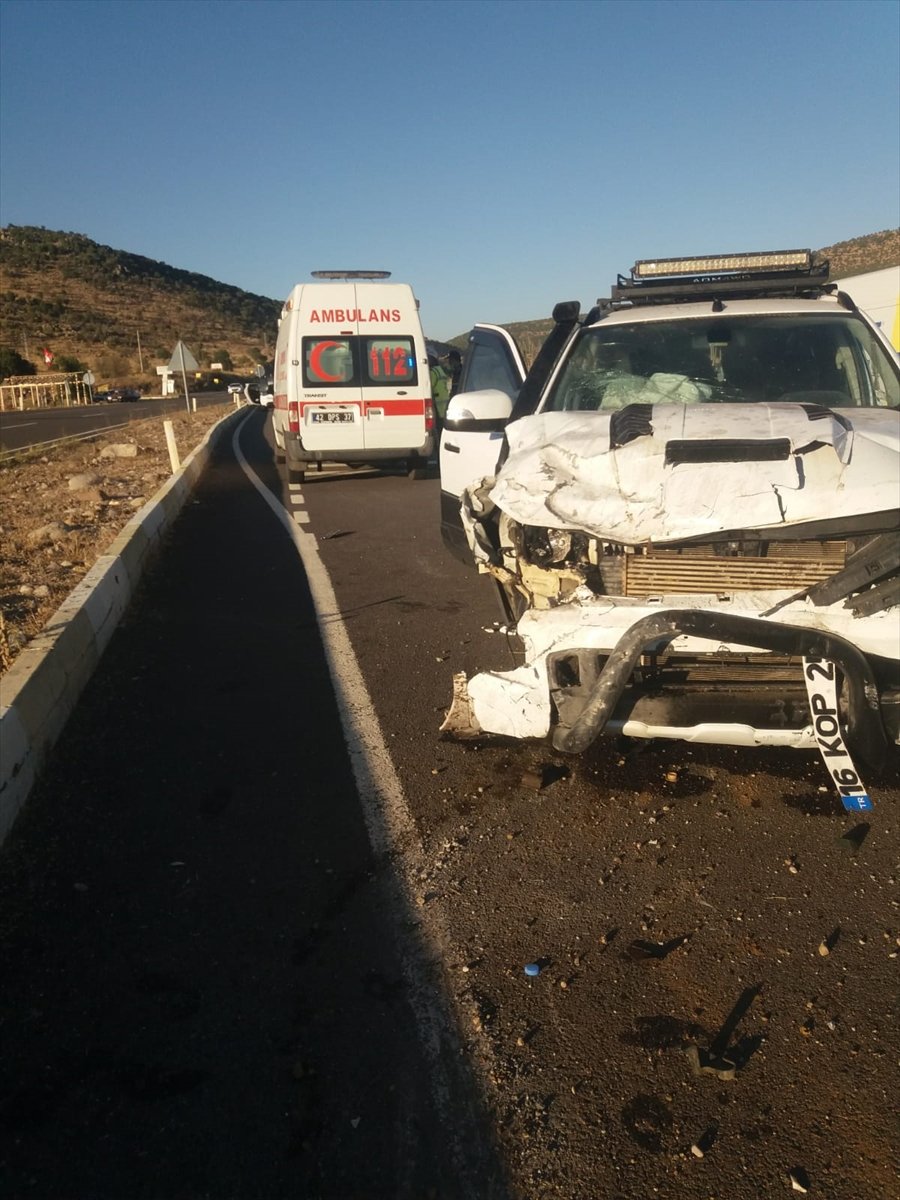 Seydişehir’de Devrilen Kamyonetin Sürücüsü Yaralandı