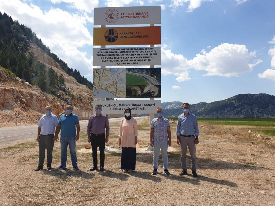 Ak Parti Konya Milletvekili Samancı, Yapımı Süren Yeni Konya-antalya Yolunda İncelemede Bulundu