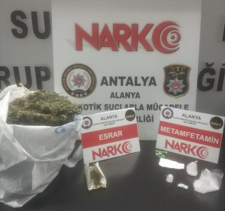 Alanya'da Düzenlenen Uyuşturucu Operasyonlarında 8 Kişi Gözaltına Alındı