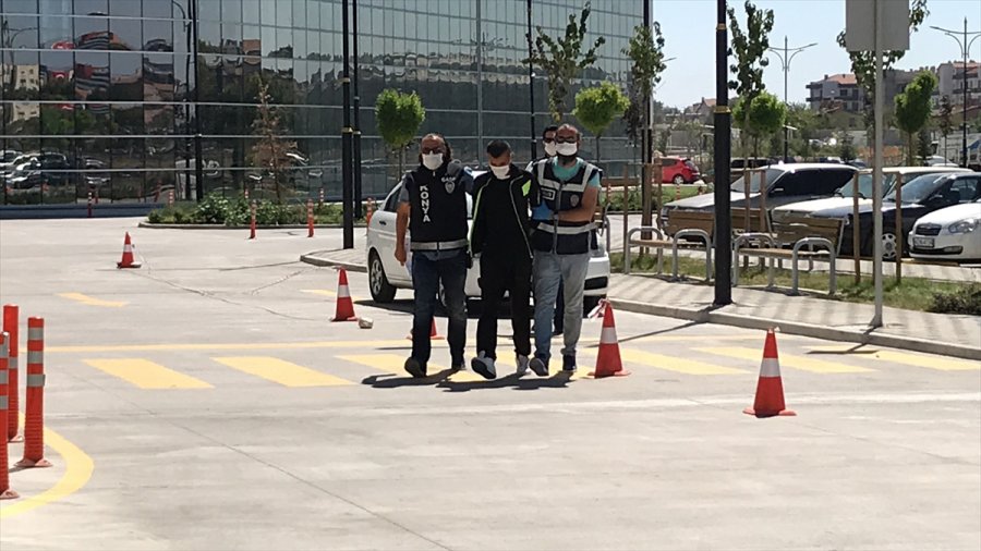 Konya'da Kapkaç Yöntemiyle Yaşlı Kadının Cüzdanını Çaldığı İddia Edilen Zanlı Yakalandı