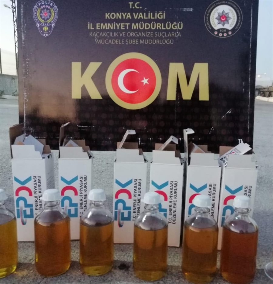 Konya'da İki Tırda 38 Bin 500 Litre Kaçak Akaryakıt Ele Geçirildi