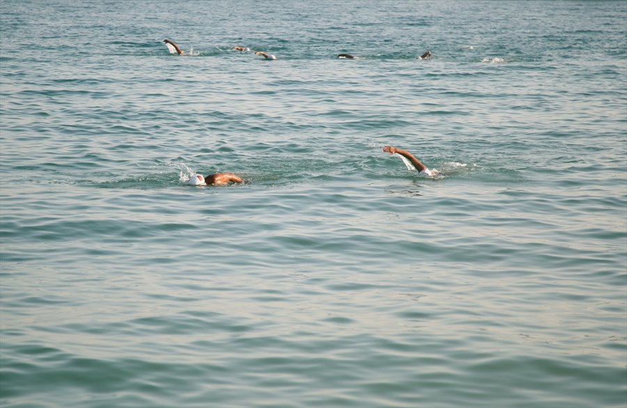 Hacettepeli Yüzücüler Kktc'den Mersin'e Barış İçin Kulaç Attı