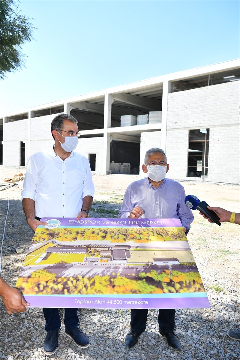 Kayseri Etnospor Ve Okçuluk Merkezi'nin İnşası Sürüyor