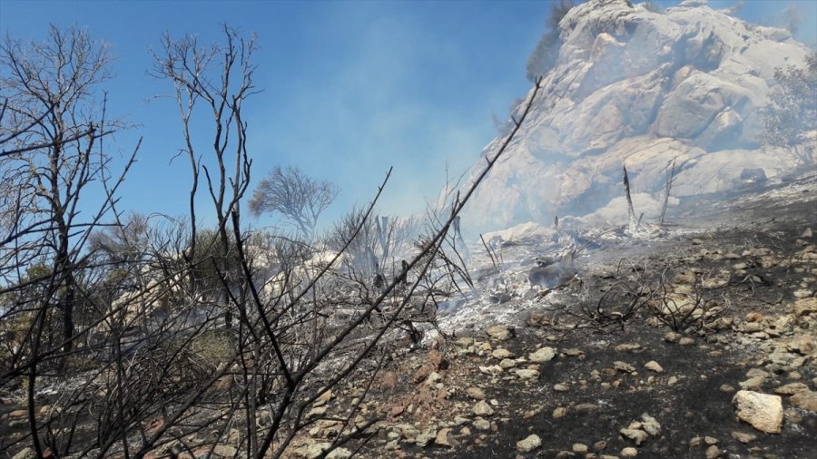 Antalya'da Makilik Alanda Çıkan Yangın Söndürüldü