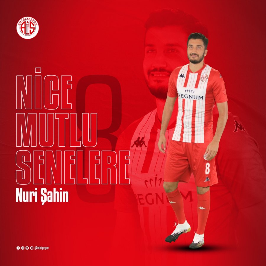Antalyaspor'da Nuri Şahin'e Doğum Günü Kutlaması