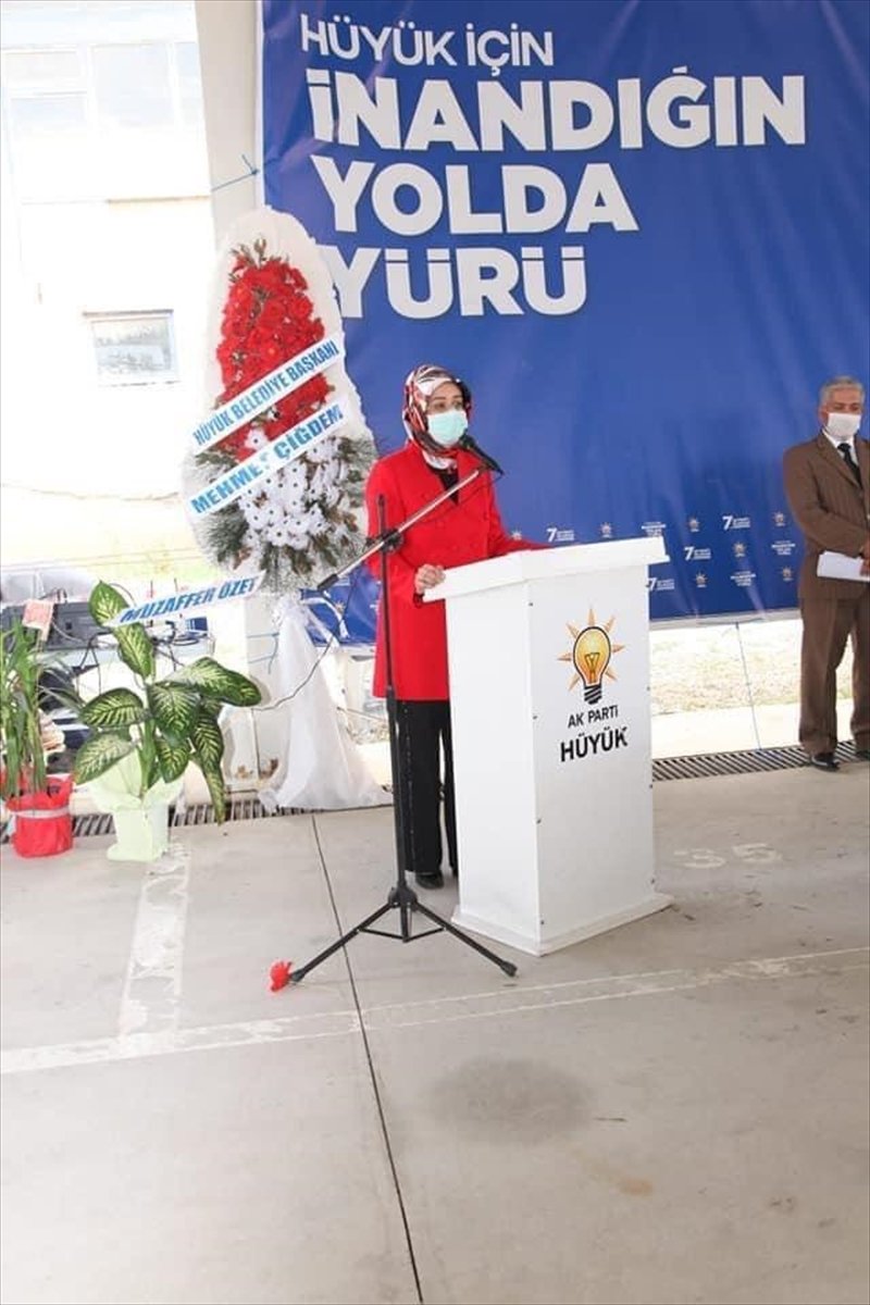 Ak Parti Hüyük İlçe Başkanı Karaaslan, Güven Tazeledi