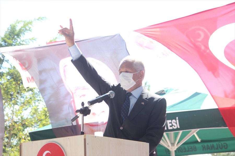 Mhp Gülnar İlçe Başkanı Kadim, Görevine Yeniden Seçildi