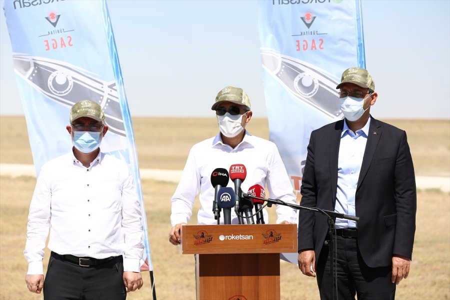 Savunma Sanayii Başkanı Demir, Roket Yarışlarında Yüksek İrtifa Atışlarını İzledi