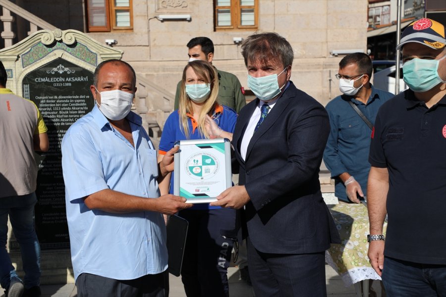 Aksaray'da Tedbirlere Uyduğu Belirlenen 19 İş Yerine 