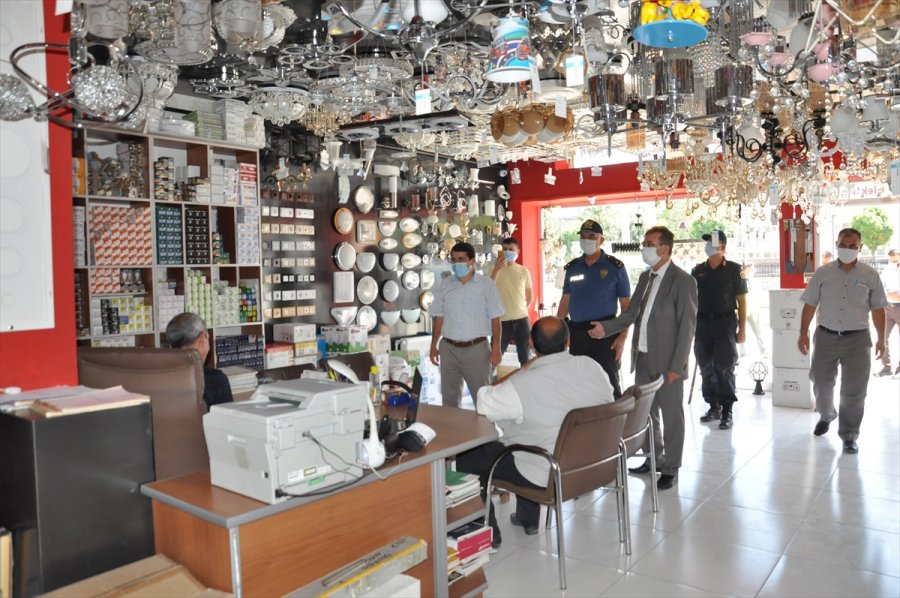 Akşehir'de Kovid-19 Denetimi Yapıldı