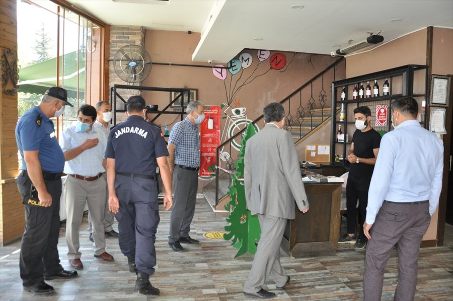 Akşehir'de Kovid-19 Denetimi Yapıldı