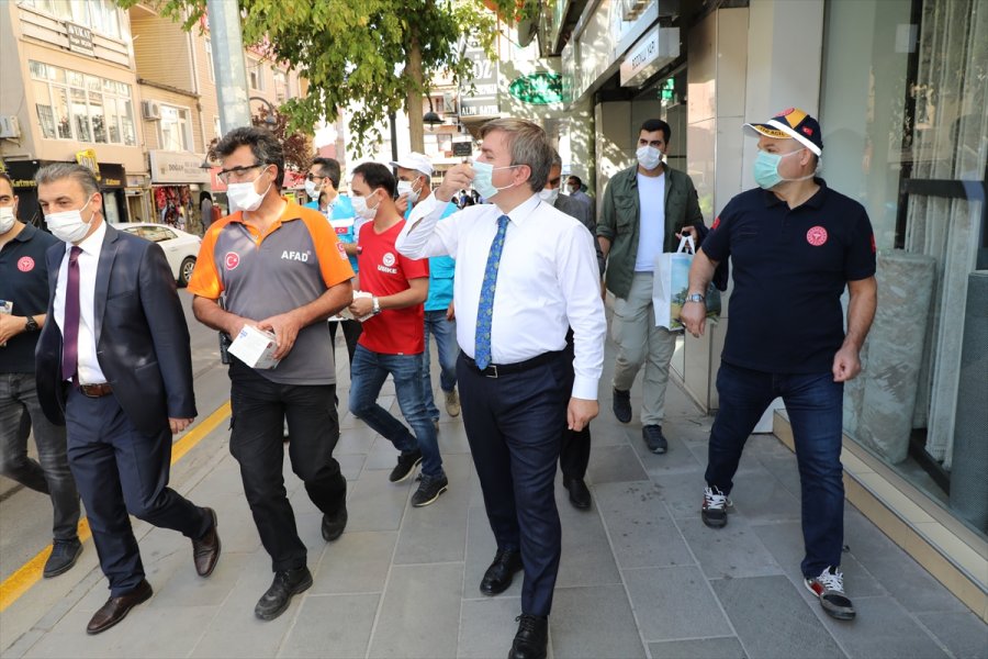 Konya, Aksaray, Karaman Ve Afyonkarahisar'da Kovid-19 Tedbirleri Denetimi Yapıldı