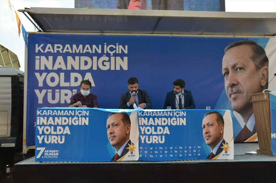 Karaman'da Ak Parti Merkez İlçe Kongresi Yapıldı