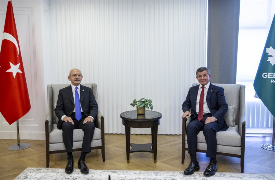 Kılıçdaroğlu'dan Davutoğlu'na Ziyaret (1)