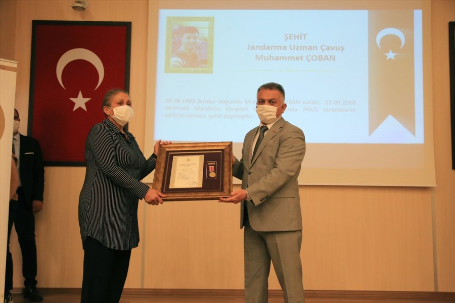 Antalya'da Devlet Övünç Madalyası Ve Beratı Tevcih Töreni