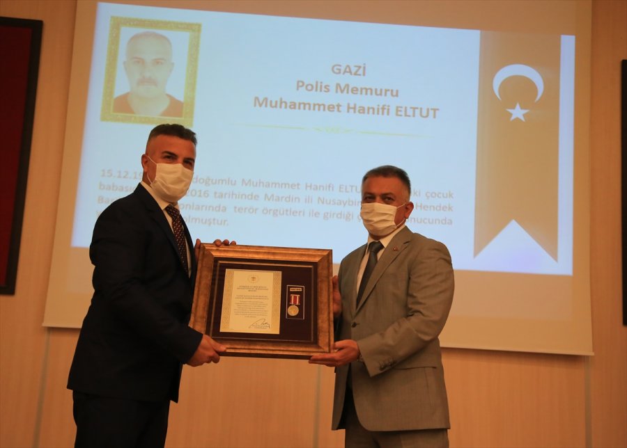 Antalya'da Devlet Övünç Madalyası Ve Beratı Tevcih Töreni