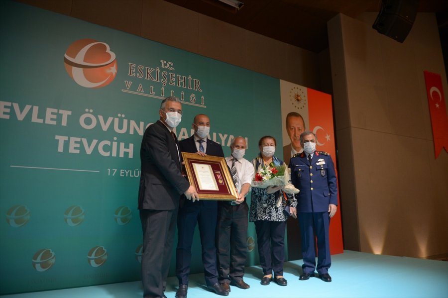 Eskişehir'de Devlet Övünç Madalyası Ve Beratı Tevcih Töreni