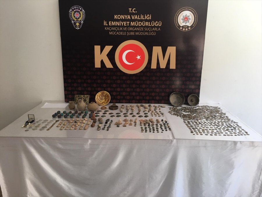 Konya'da Tarihi Eser Kaçakçılığı Operasyonu