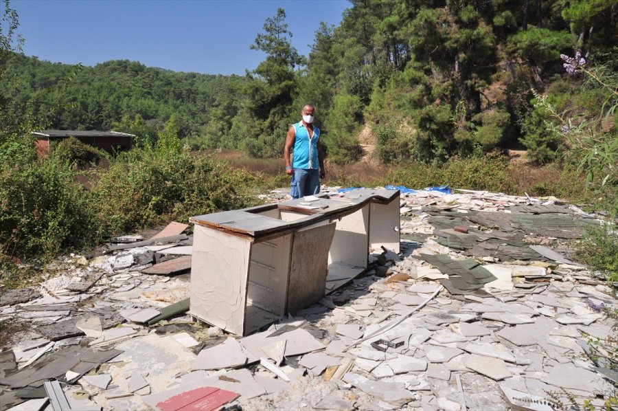 Gurbetçi, Yaptırdığı Taşınabilinir Evinin Çalındığını Tatile Gelince Fark Etti