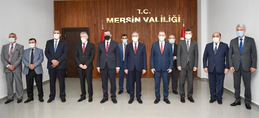 Türkmen Bakan Aydın'dan Mersin Valisi Su'ya Ziyaret